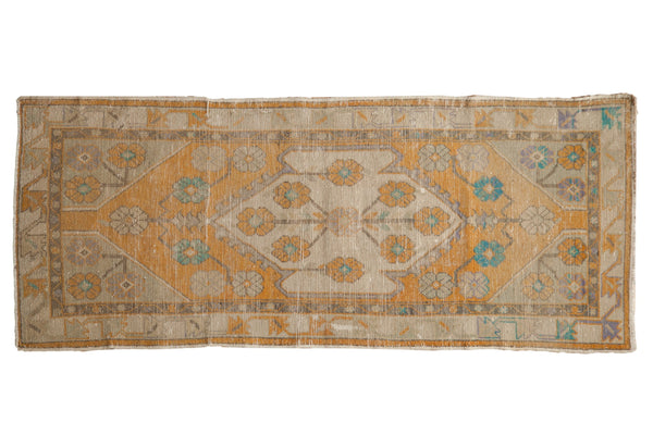 2.5x6 Vintage Distressed Oushak Rug Runner // ONH Item 7034