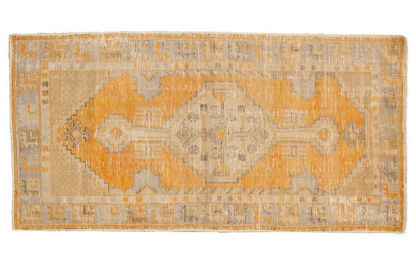 Vintage Distressed Oushak Rug Runner / ONH item 7036