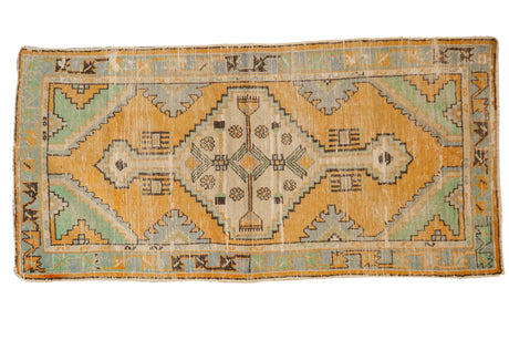 2.5x5 Vintage Distressed Oushak Rug Runner // ONH Item 7037