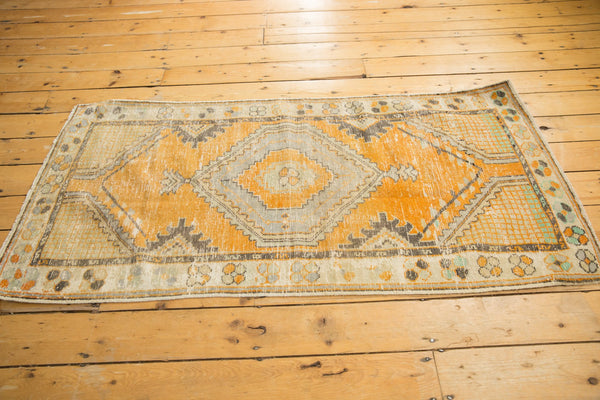 2.5x5.5 Vintage Distressed Oushak Rug Runner // ONH Item 7038 Image 4