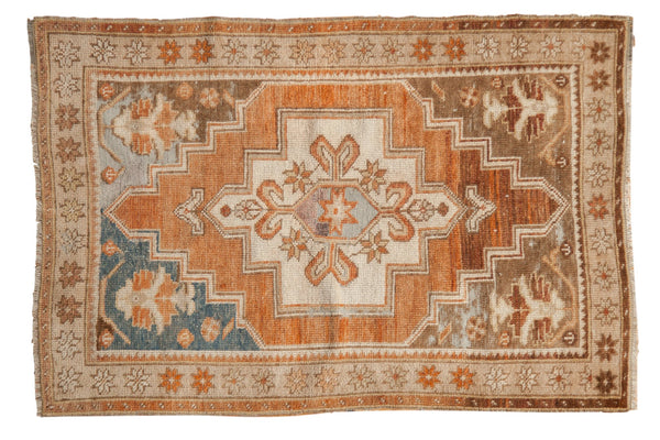 2.5x4 Vintage Distressed Oushak Rug // ONH Item 7040