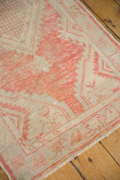 2.5x5 Vintage Distressed Oushak Rug Runner // ONH Item 7041 Image 3