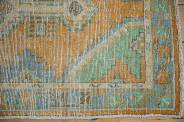 2.5x5.5 Vintage Distressed Oushak Rug Runner // ONH Item 7042 Image 9