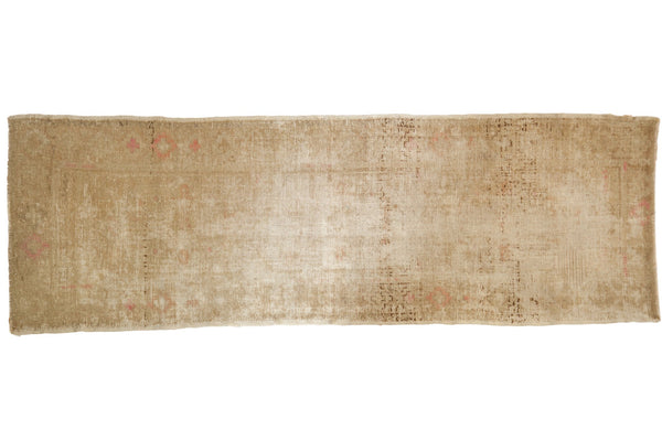 3x8.5 Vintage Distressed Oushak Rug Runner // ONH Item 7044