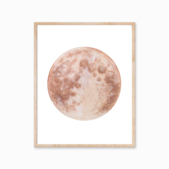 Katelyn Morse Warm Moon Art Print 11x14 // ONH Item 7057