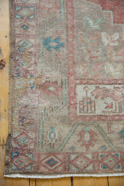 4x8.5 Vintage Distressed Oushak Rug Runner // ONH Item 7069 Image 10