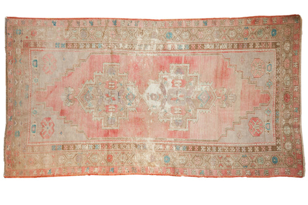 Vintage Distressed Oushak Rug Runner / ONH item 7070