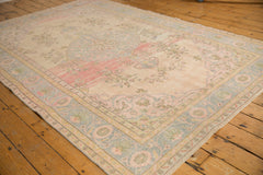 6.5x9.5 Vintage Distressed Oushak Carpet // ONH Item 7072 Image 2