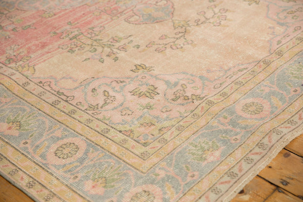 6.5x9.5 Vintage Distressed Oushak Carpet // ONH Item 7072 Image 3