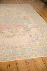 6.5x9.5 Vintage Distressed Oushak Carpet // ONH Item 7072 Image 4