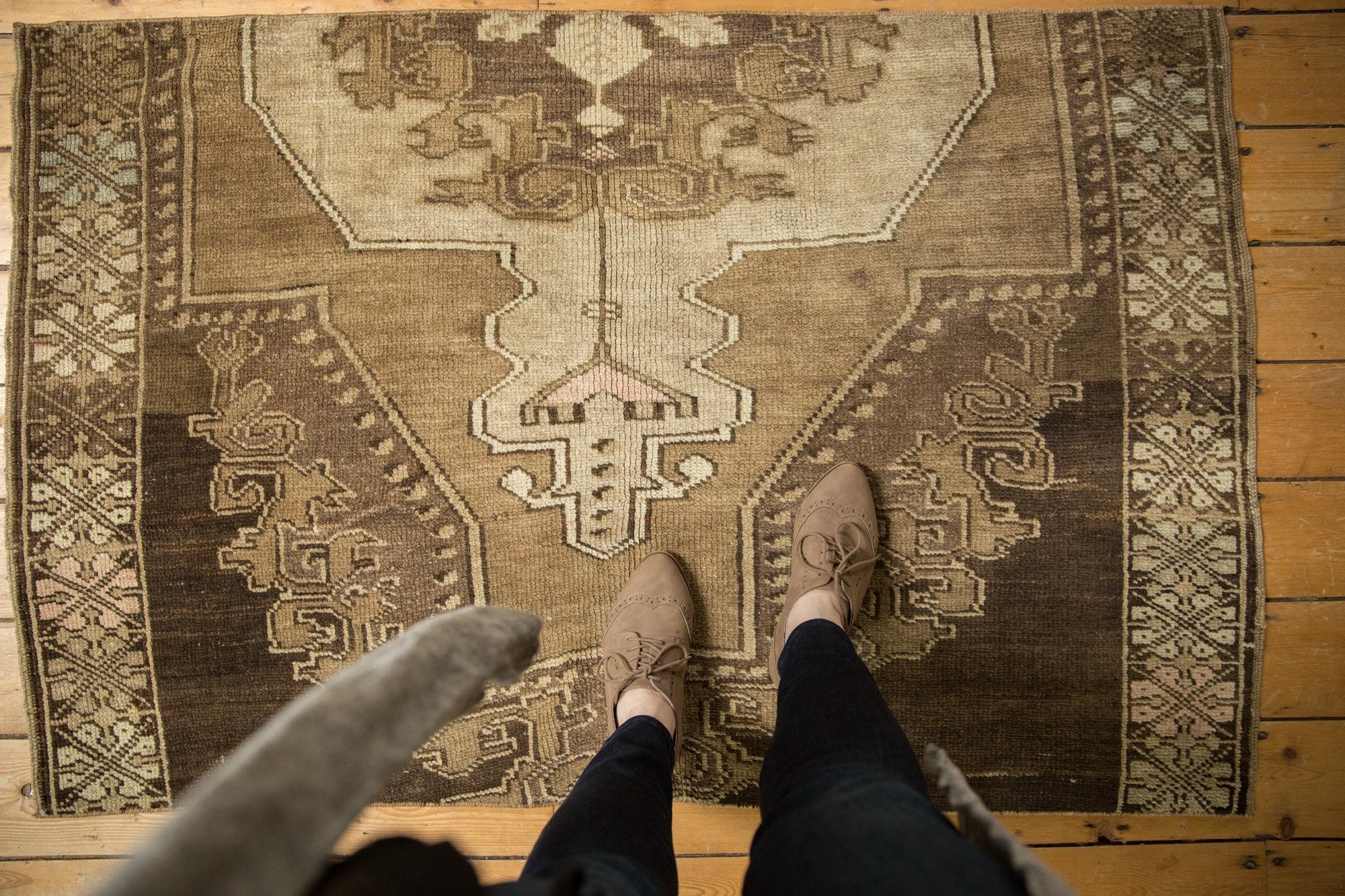 Vintage Fragment Oushak Rug / ONH item 7079 Image 1