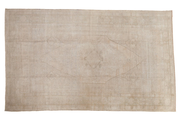 Vintage Distressed Oushak Carpet / ONH item 7096clear