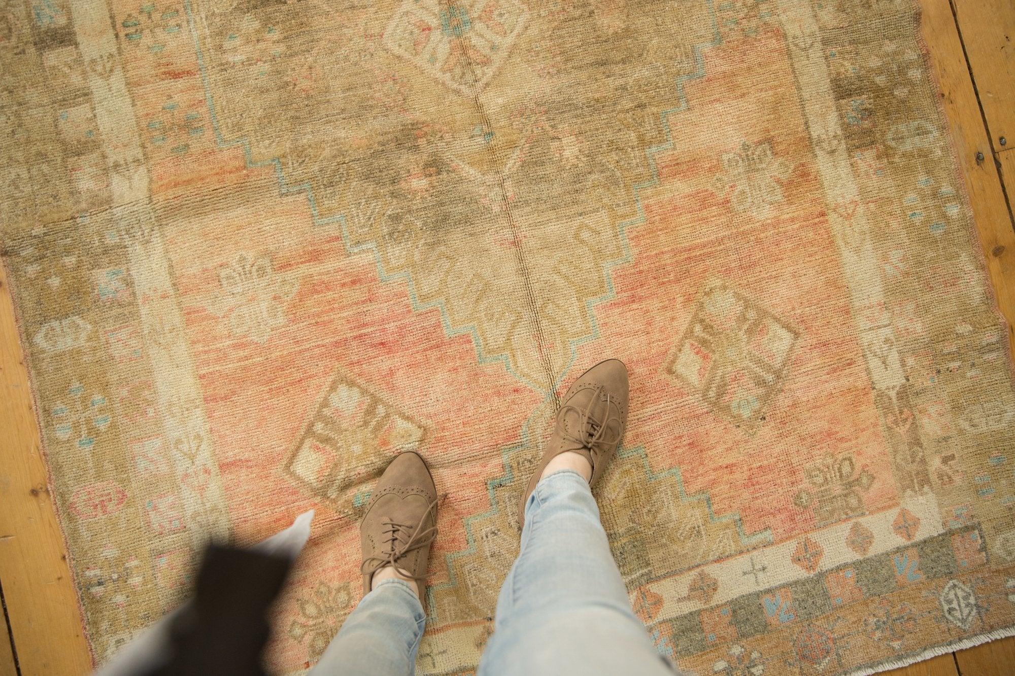 4.5x6 Vintage Distressed Oushak Rug // ONH Item 7098 Image 1