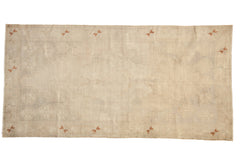 5x9.5 Vintage Distressed Oushak Carpet // ONH Item 7100