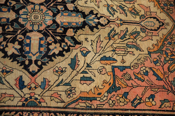 3.5x4.5 Antique Farahan Sarouk Square Rug // ONH Item 7124 Image 4