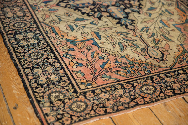 3.5x4.5 Antique Farahan Sarouk Square Rug // ONH Item 7124 Image 6