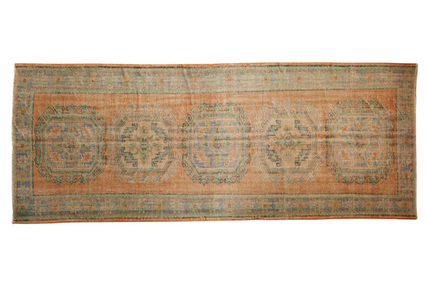 4.5x11.5 Vintage Distressed Oushak Rug Runner // ONH Item 7127