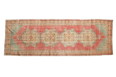 3x9 Vintage Distressed Oushak Rug Runner // ONH Item 7129