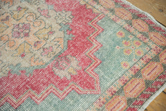 3x9 Vintage Distressed Oushak Rug Runner // ONH Item 7129 Image 4