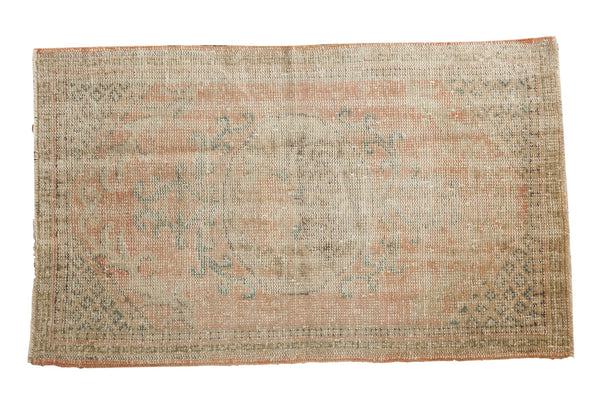 2.5x4.5 Vintage Distressed Oushak Rug // ONH Item 7133