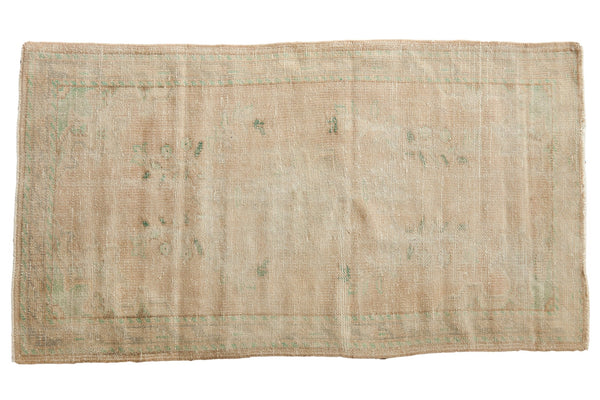 3x5.5 Vintage Distressed Oushak Rug // ONH Item 7135