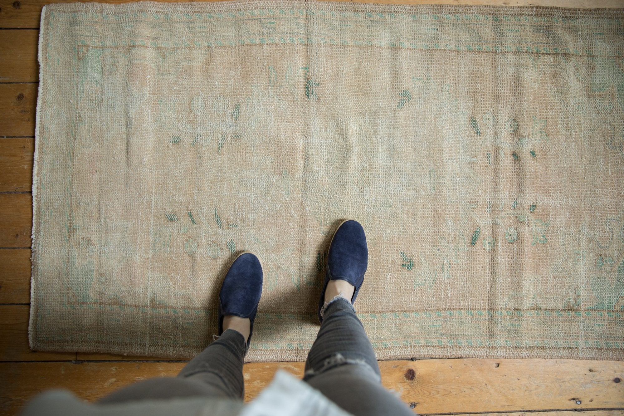 3x5.5 Vintage Distressed Oushak Rug // ONH Item 7135 Image 1