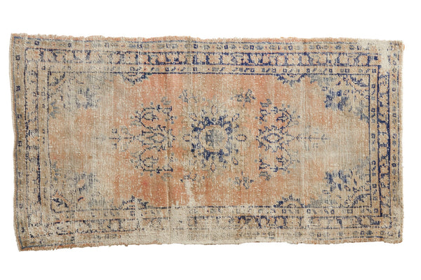 2.5x4.5 Vintage Distressed Oushak Rug // ONH Item 7136