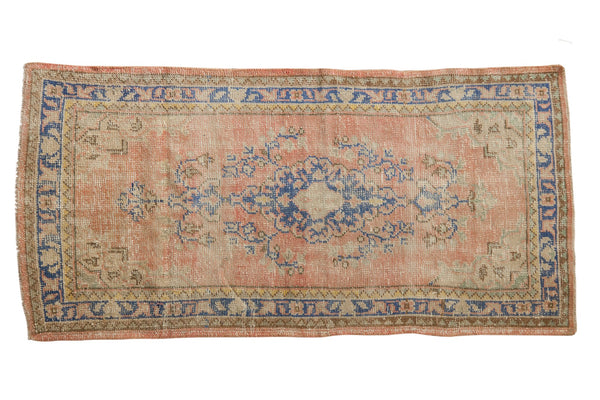 3x6 Vintage Distressed Oushak Rug Runner // ONH Item 7139