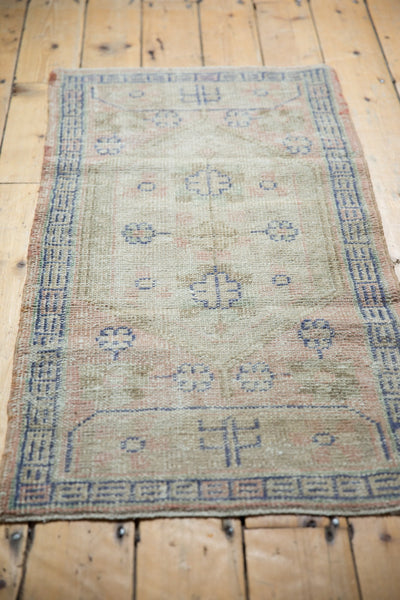 Vintage Distressed Oushak Rug Runner / ONH item 7140 Image 2