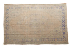 6x9.5 Vintage Distressed Oushak Carpet // ONH Item 7147