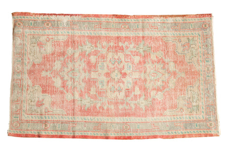 2.5x4.5 Vintage Distressed Oushak Rug // ONH Item 7154