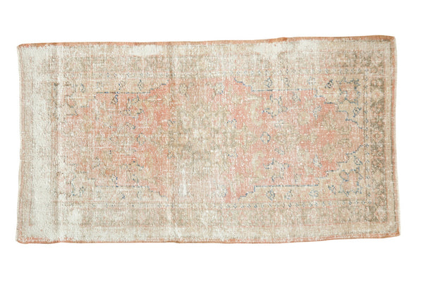 2.5x5 Vintage Distressed Oushak Rug Runner // ONH Item 7158