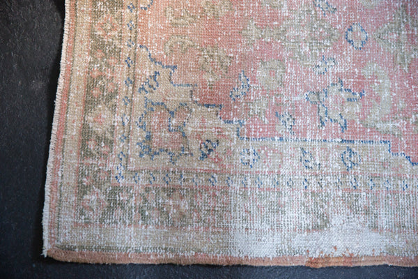 2.5x5 Vintage Distressed Oushak Rug Runner // ONH Item 7158 Image 5