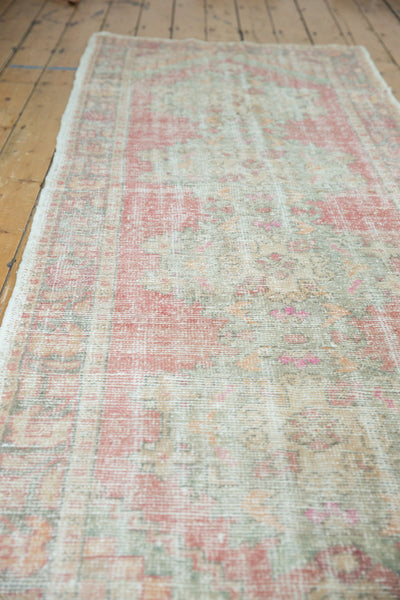 3.5x10 Vintage Distressed Oushak Rug Runner // ONH Item 7159 Image 3