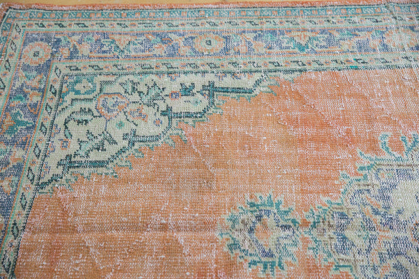 5.5x8.5 Vintage Distressed Oushak Carpet // ONH Item 7160 Image 5
