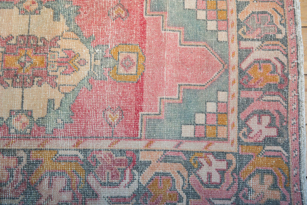 3x9.5 Vintage Distressed Oushak Rug Runner // ONH Item 7161 Image 8