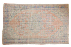 6x9.5 Vintage Distressed Oushak Carpet // ONH Item 7165