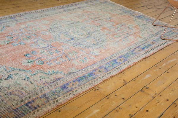 6x9.5 Vintage Distressed Oushak Carpet // ONH Item 7165 Image 10