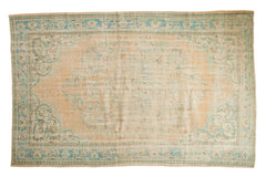6.5x10 Vintage Distressed Oushak Carpet // ONH Item 7167