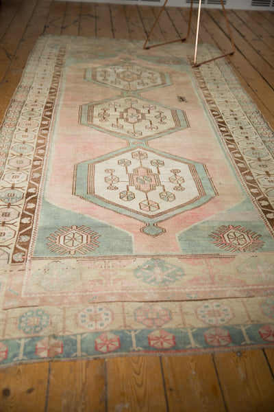 Vintage Distressed Oushak Rug Runner / ONH item 7169 Image 6