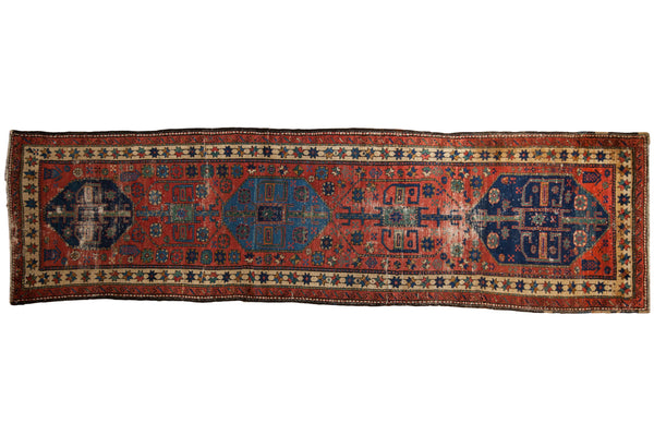 3x11.5 Antique Northwest Persian Rug Runner // ONH Item 7170