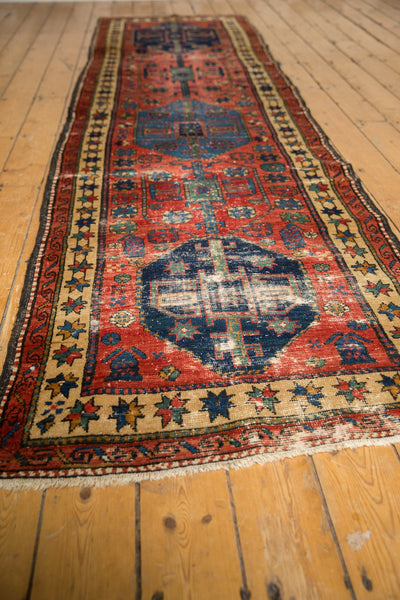 3x11.5 Antique Northwest Persian Rug Runner // ONH Item 7170 Image 9
