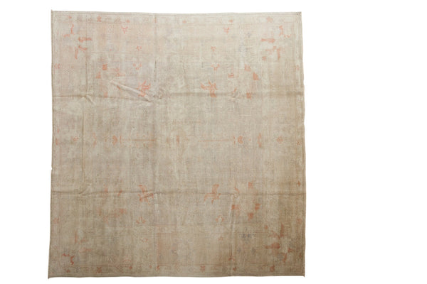 Vintage Distressed Oushak Square Carpet / ONH item 7173