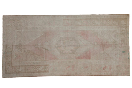 4x8.5 Vintage Distressed Oushak Rug Runner // ONH Item 7174