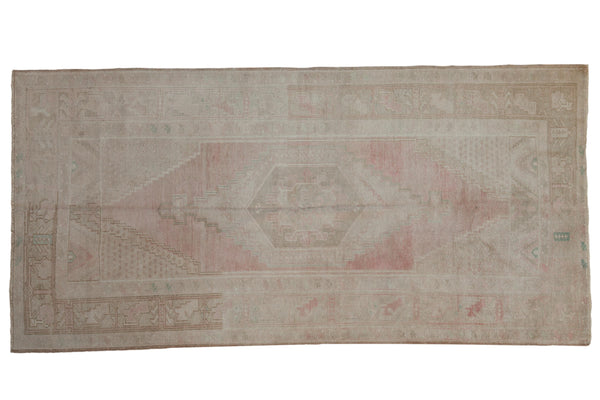 4x8.5 Vintage Distressed Oushak Rug Runner // ONH Item 7174