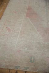 4x8.5 Vintage Distressed Oushak Rug Runner // ONH Item 7174 Image 4
