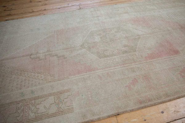 4x8.5 Vintage Distressed Oushak Rug Runner // ONH Item 7174 Image 7