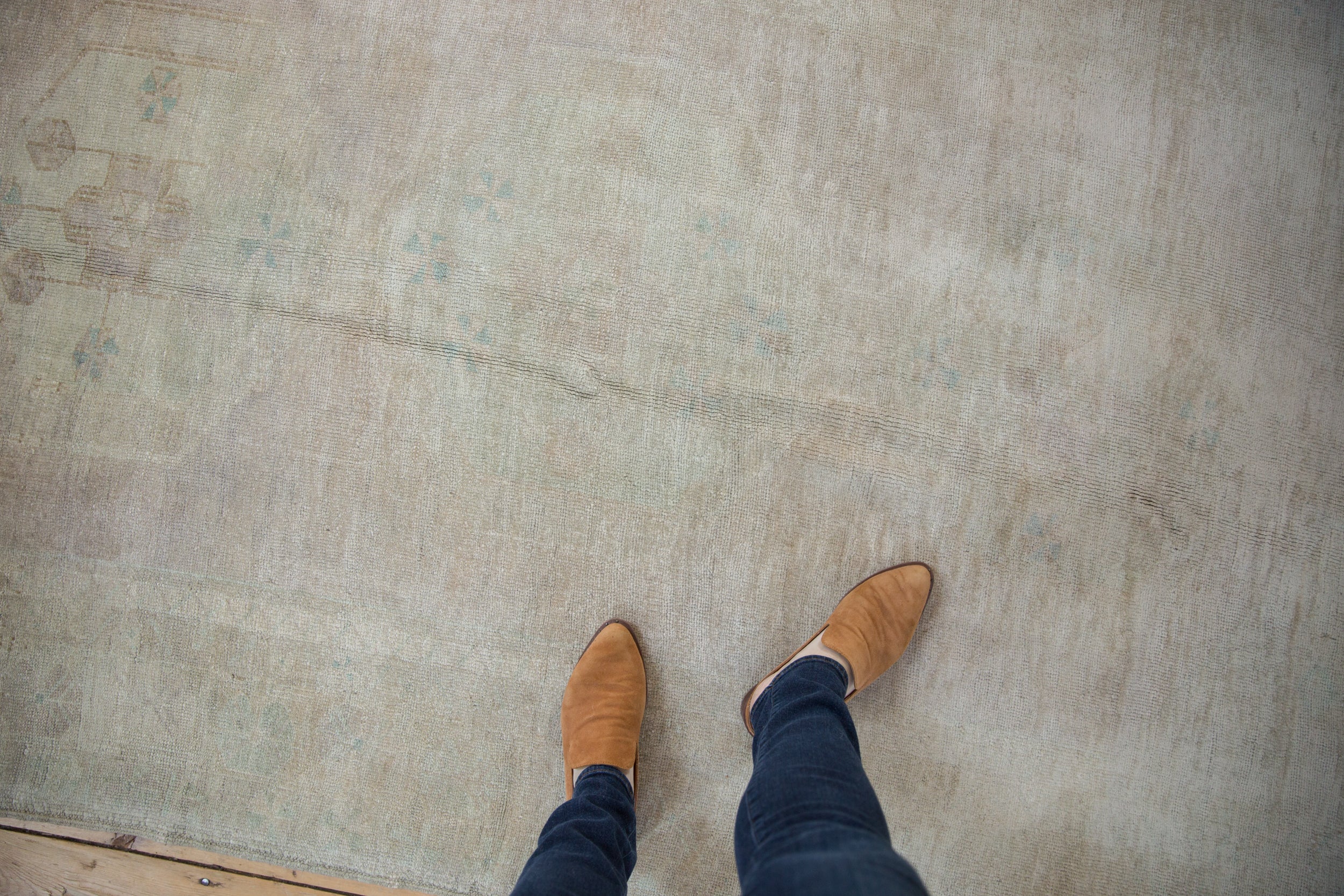 5x9 Vintage Distressed Oushak Carpet // ONH Item 7180 Image 1