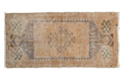 1.5x3 Vintage Distressed Oushak Rug Mat // ONH Item 7195