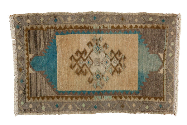 1.5x2.5 Vintage Distressed Oushak Rug Mat // ONH Item 7207